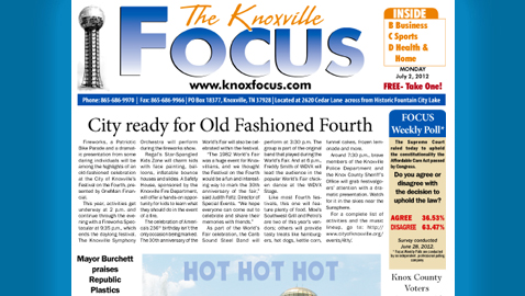 The Knoxville Focus: Monday, July 2, 2012