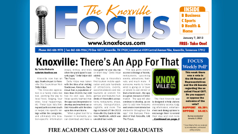 Knoxville Focus for Monday, January 7, 2013