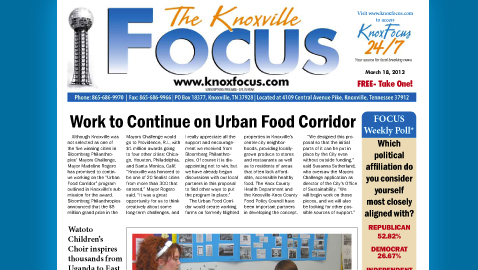 Knoxville Focus for Monday, March 18