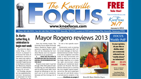 Knoxville Focus for Monday, January 6, 2014