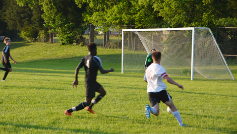 Second-half spurt nets Halls victory in rivalry match 3-1