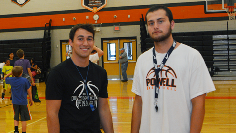 Former players return to coach at middle school camp