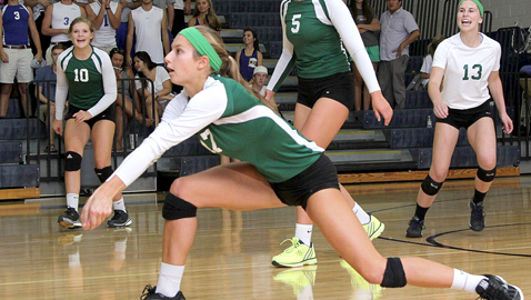 Webb’s Harrison will now take her volleyball to the beach