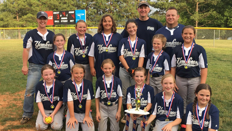 Yankees Crowned 8-10 CBFO Tournament Champions!