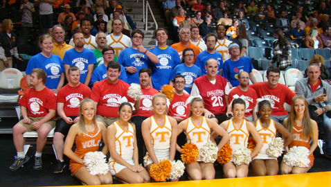 Challenger Sports teams entertain crowd and ‘help’ Vols, too