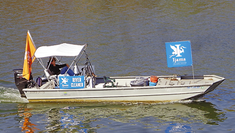 Ijam’s River Cleanup Ongoing
