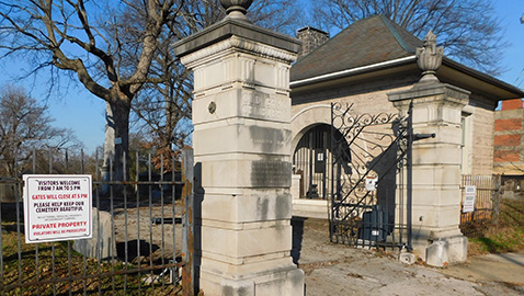 It’s not a park, it’s a private cemetery