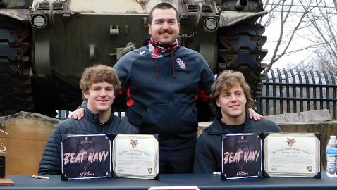 Fortner brothers look forward to playing together at Army