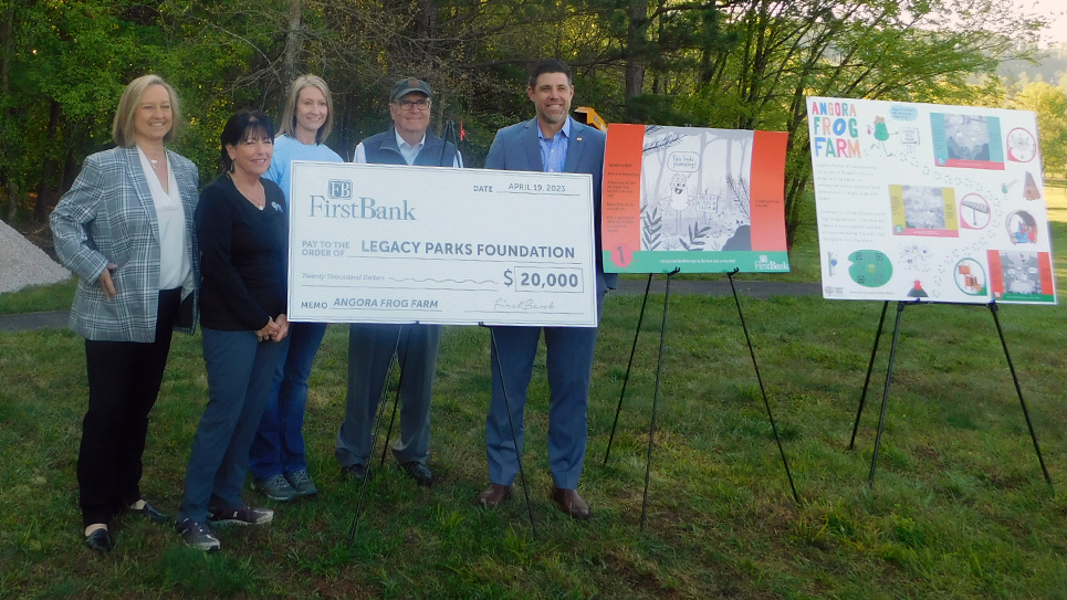 Legacy Parks Foundation breaks ground on Angora Frog Farm