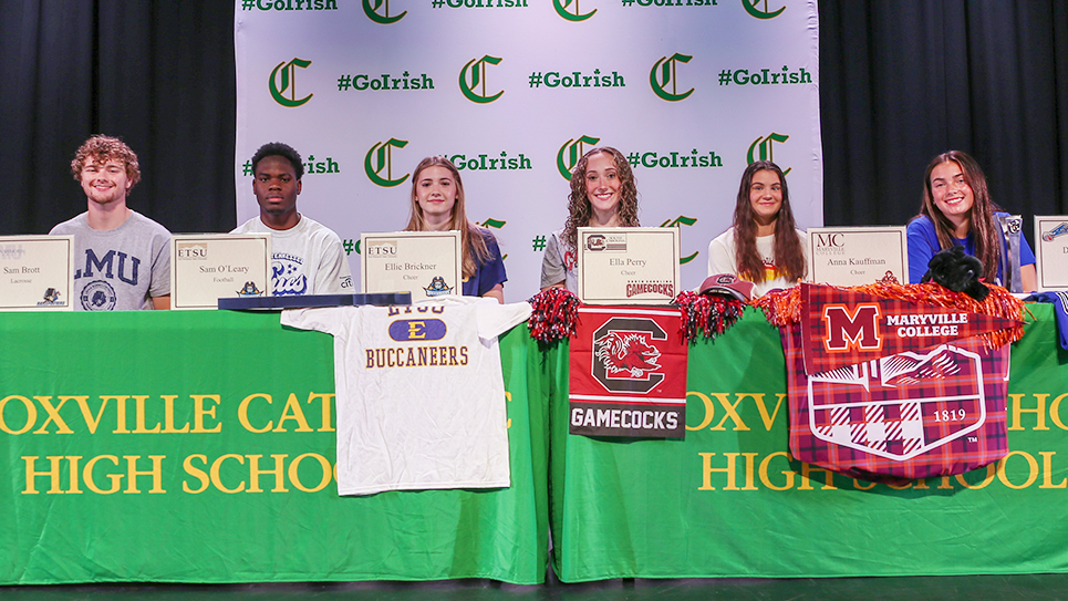 Catholic honors eight college signees at end of 2022-23