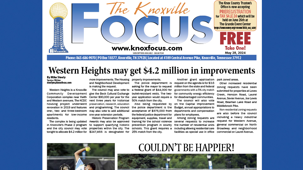 The Knoxville Focus for May 28, 2024