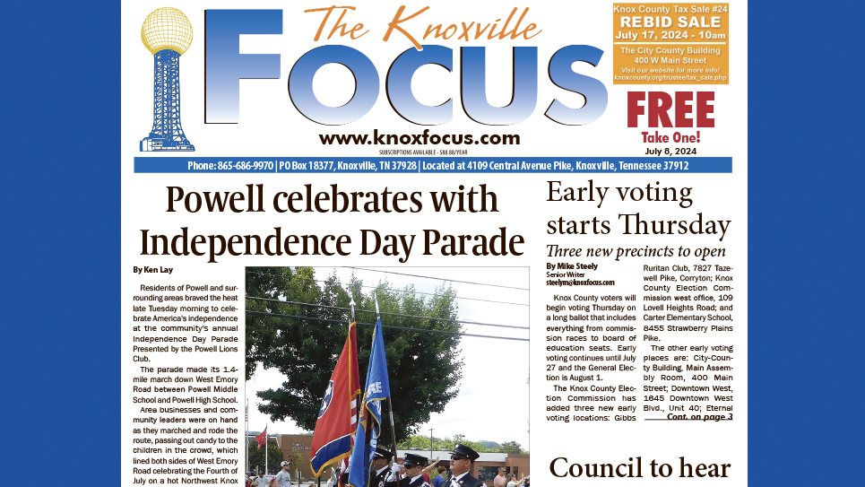 The Knoxville Focus for July 8, 2024