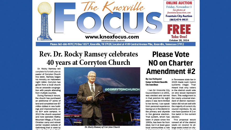 The Knoxville Focus for October 28, 2024