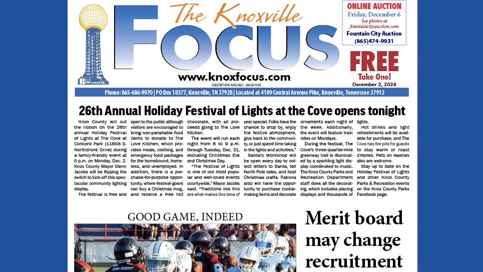 The Knoxville Focus for December 2, 2024