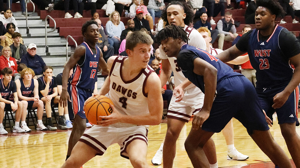 West unbeaten on the road, even at the Dawg House