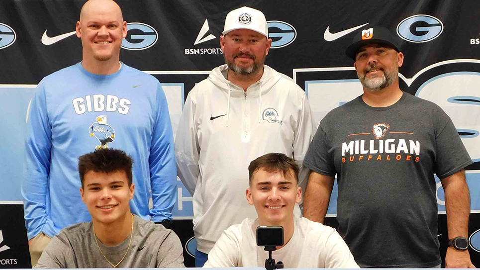 Lifelong best friends sign off together