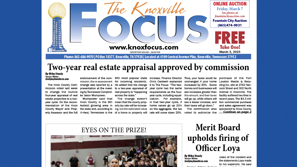 The Knoxville Focus for March 3, 2025