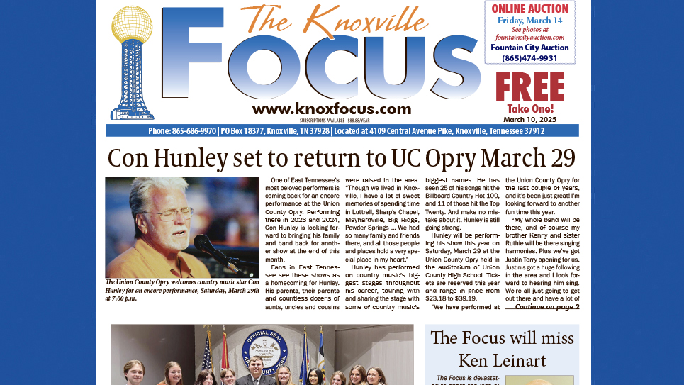 The Knoxville Focus for March 10, 2025