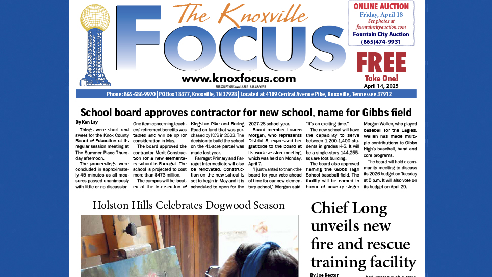 The Knoxville Focus for April 14, 2025