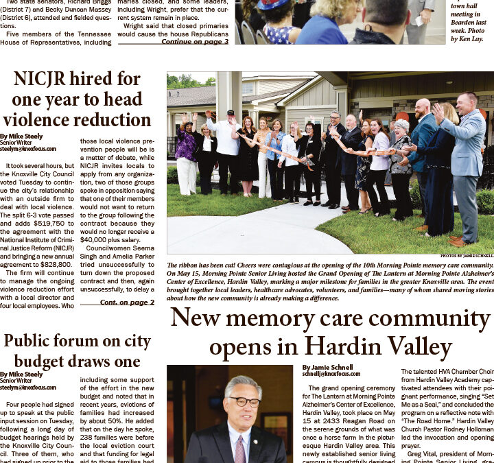 The Knoxville Focus for May 19, 2025