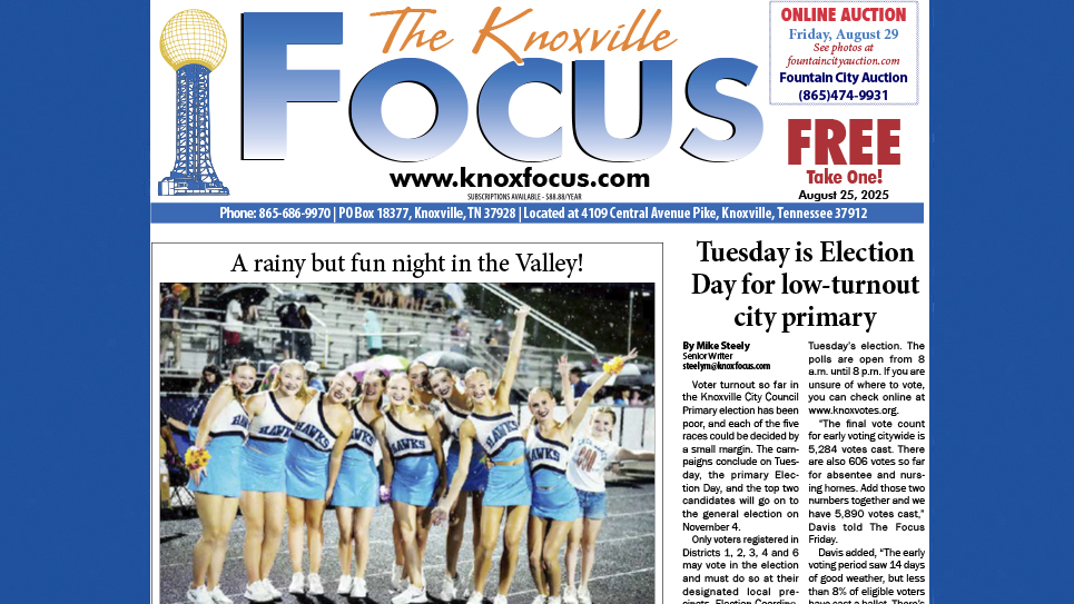 The Knoxville Focus for August 25, 2025